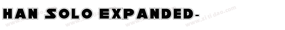 Han Solo Expanded字体转换